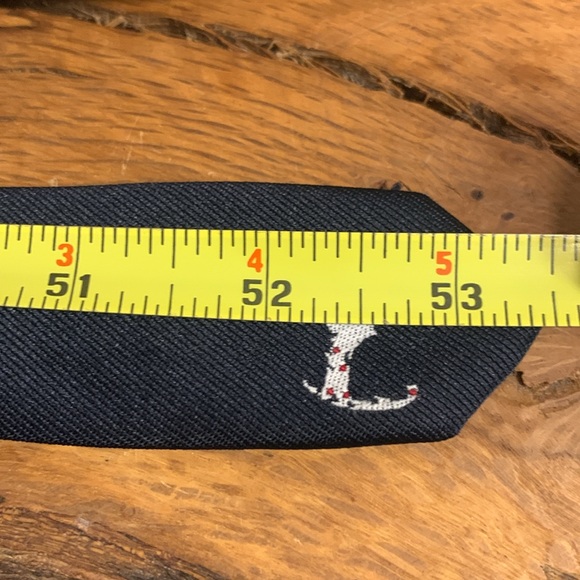 70’s VINTAGE CAPE COD MASSACHUSETTS MAP EMBROIDERED MAP NECKTIE - Picture 10 of 12